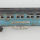 Lionel 2631-1 Vintage O Prewar Tinplate Blue and Black Observation Car Tender