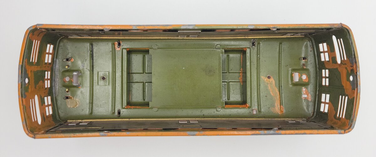 Lionel 8E-5 Repainted Orange Electric Locomotive Body Shell with Some Trim #8