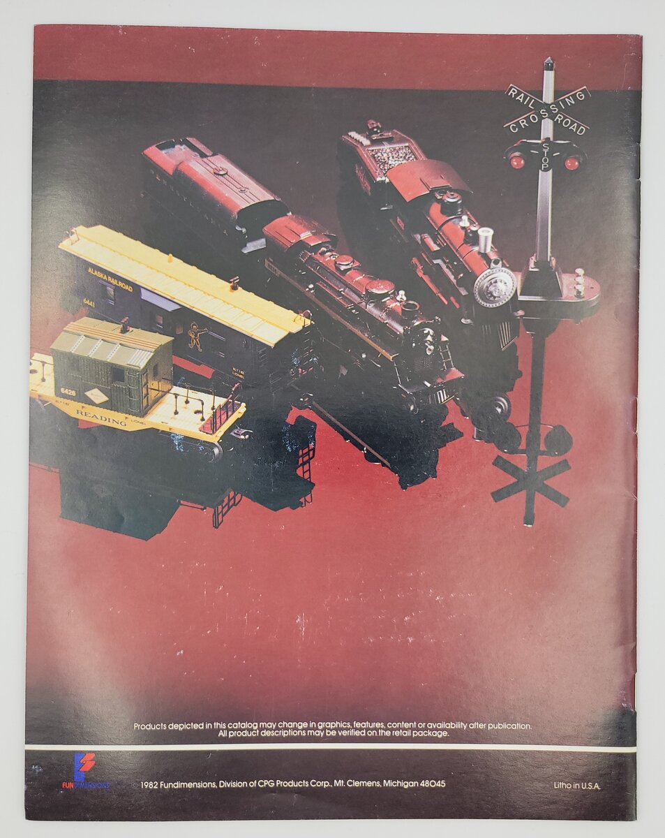 Lionel 1982-B Lionel 1982 Traditional Series Consumer Catalog