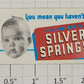 American Flyer ST-SPRNV All-Aboard "Silver Springs" Panel Sticker Decal