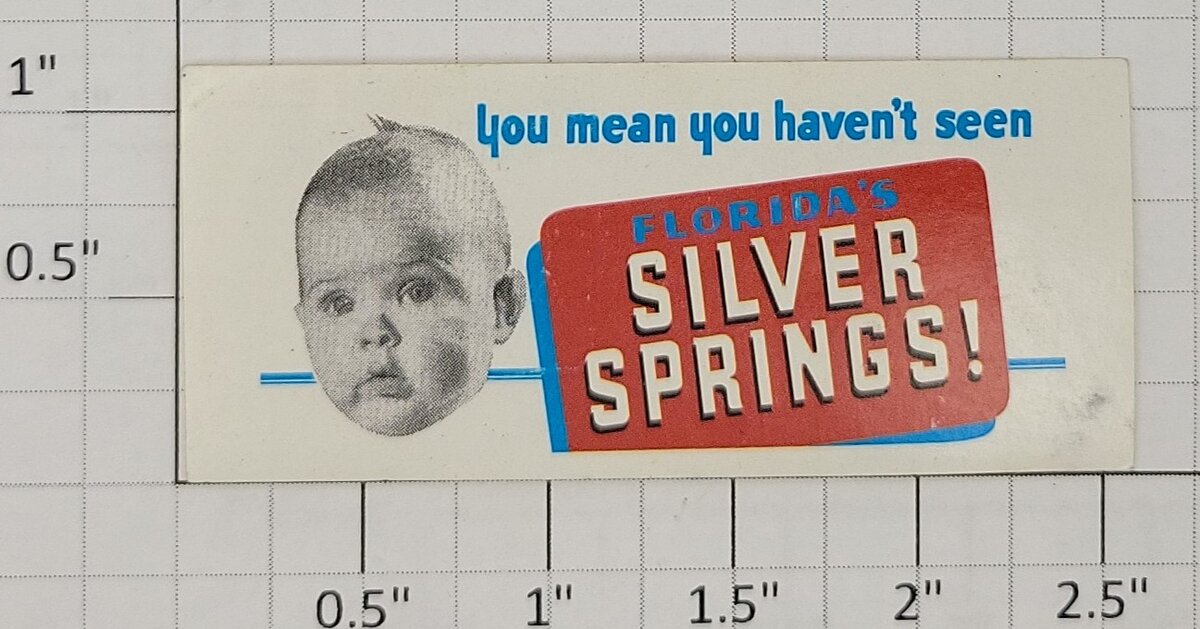 American Flyer ST-SPRNV All-Aboard "Silver Springs" Panel Sticker Decal