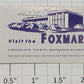 American Flyer ST-FOXMNV All-Aboard "FoxMart" Panel Sticker Decal