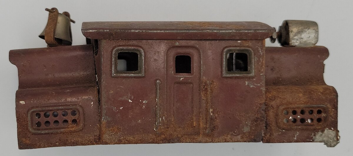 Lionel 150-1 Prewar S Scale Brown Electric Loco Shell w/Strap Light and Bell