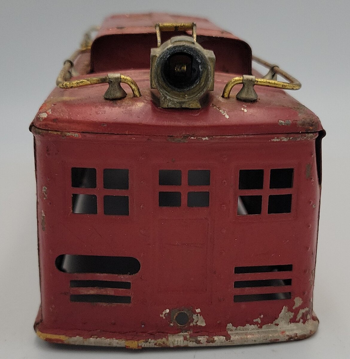 Lionel 8E-7 Red Electric Locomotive Body Shell with Missing Trim and Paint