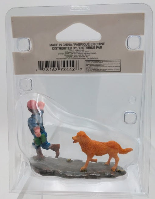 Lemax 72442 Christmas Village Collection Boy's Best Friend Golden Retriver