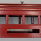 Lionel 341-1 Repainted Red Pullman Observation Car Shell