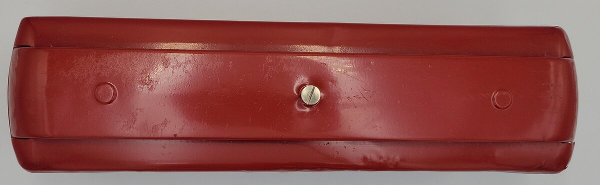 Lionel 341-1 Repainted Red Pullman Observation Car Shell