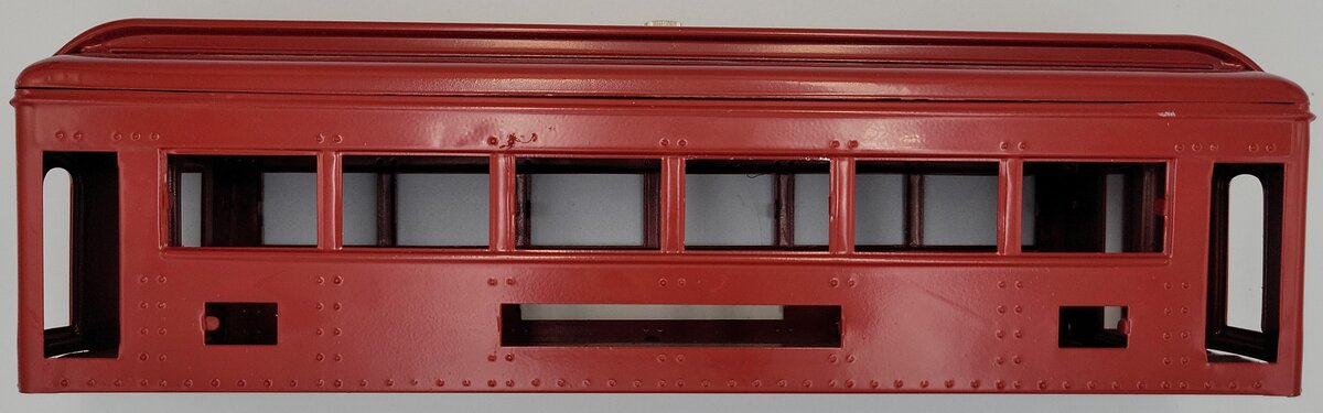Lionel 339-1 Standard Gauge Repainted Red Passenger Car Body Shell