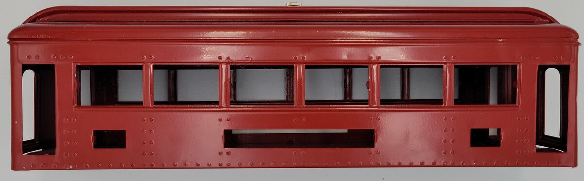 Lionel 339-1 Standard Gauge Repainted Red Passenger Car Body Shell