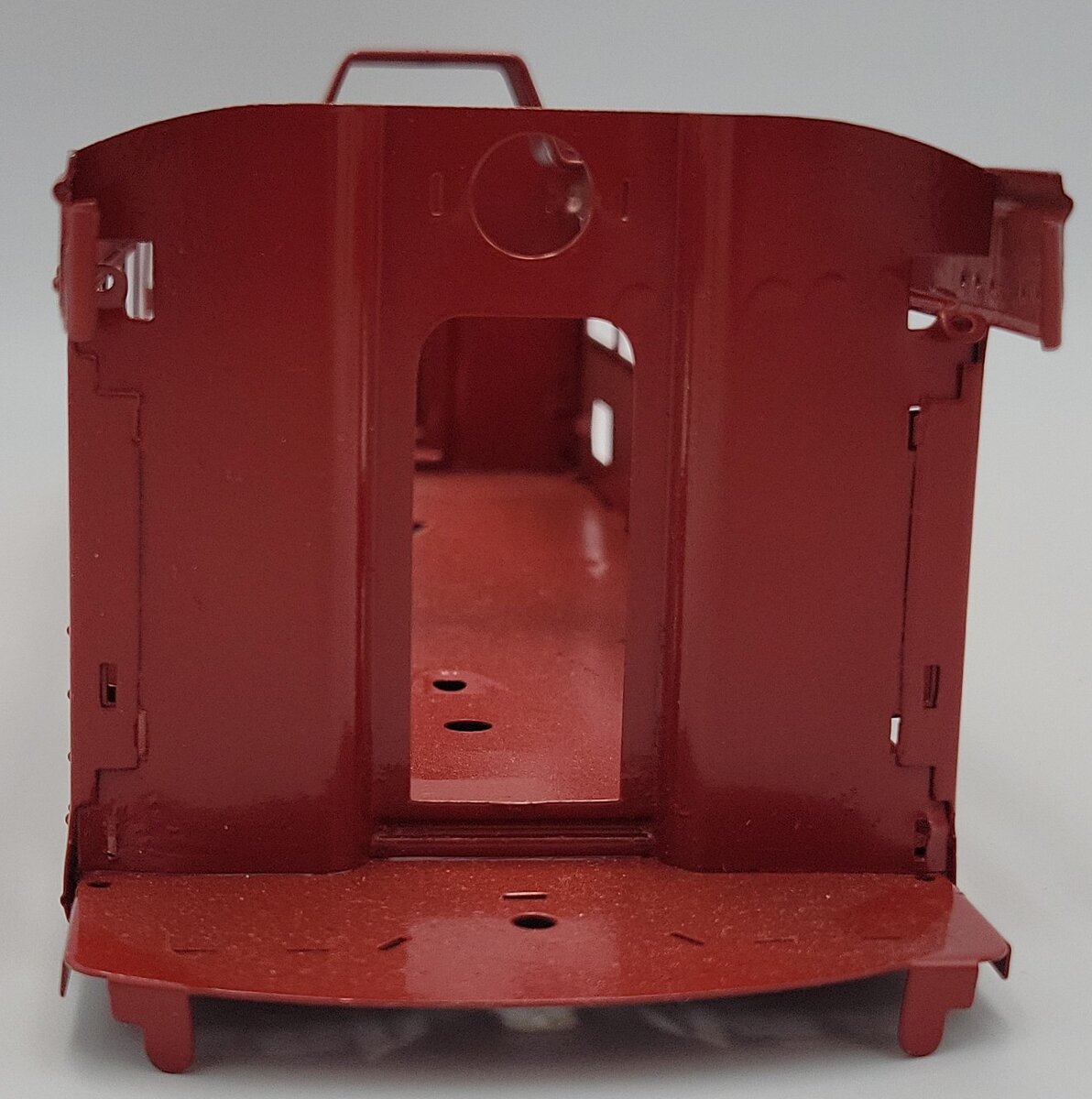 Lionel 341-1 Repainted Red Observation Car Body Shell without Roof
