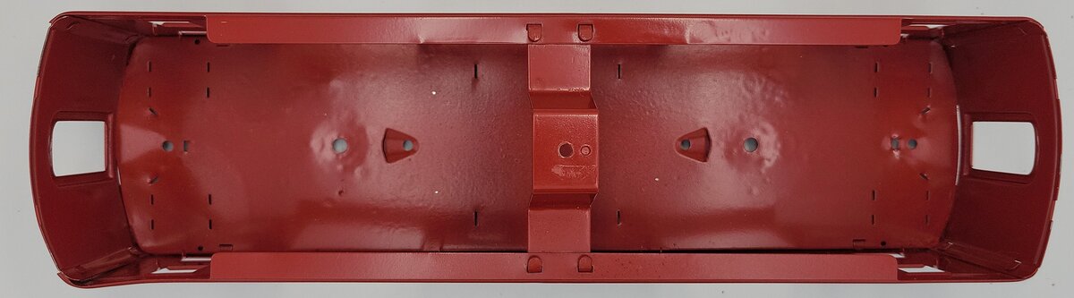 Lionel 332-1 Repainted Red Baggage Car Shell without Roof