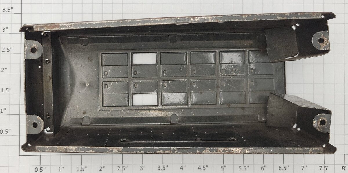 Lionel 265W-2 Gun Metal Gray Waffle Top Tender Shell