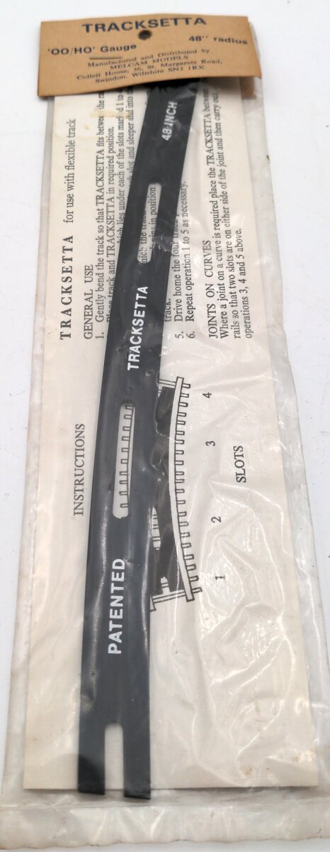 Melcam Models 1532229 OO/HO Gauge 48" Radius 1066.8mm Tracksetta