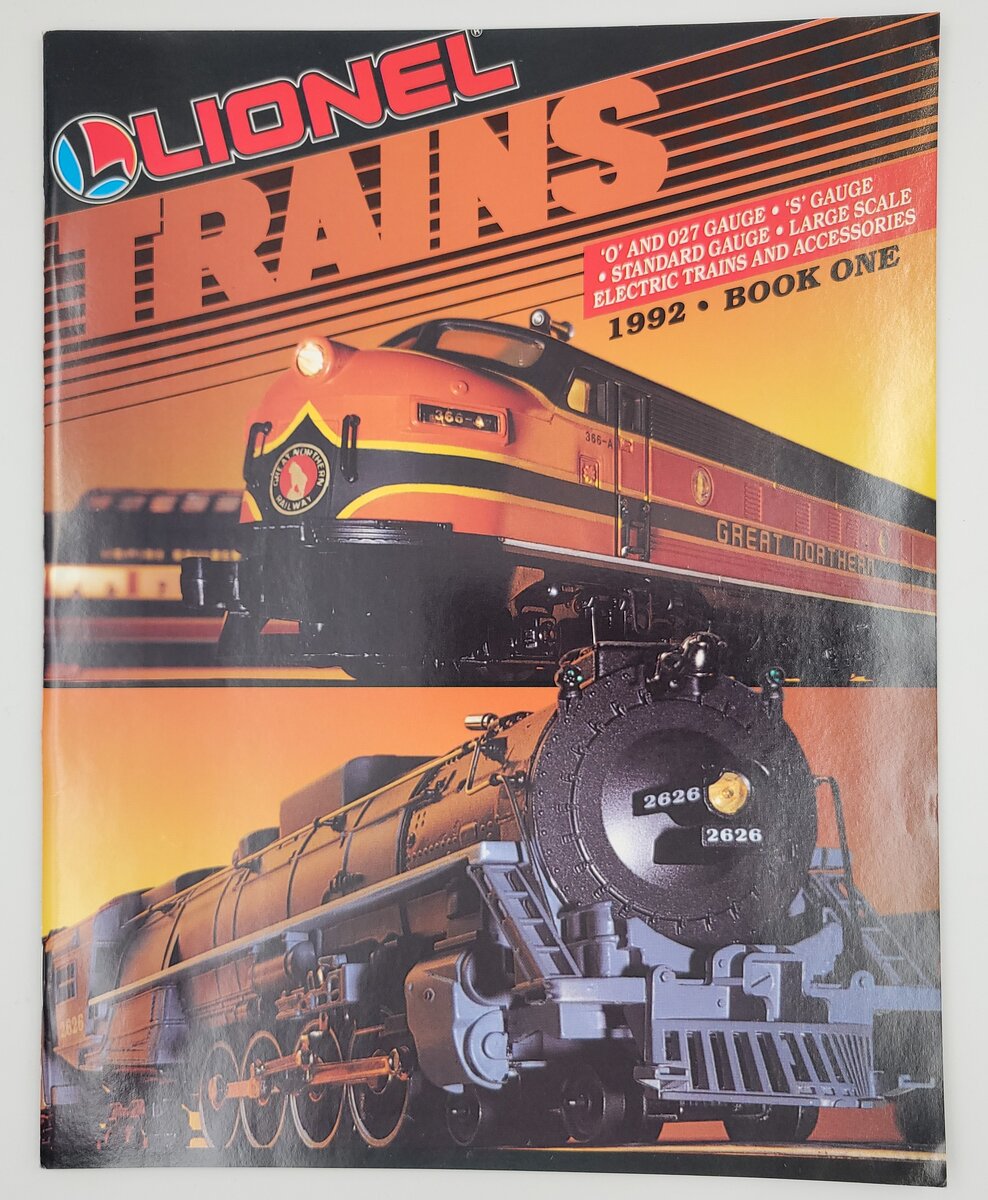 Lionel 1992-A Electric Trains and Accessories 1992 Catalog Book One