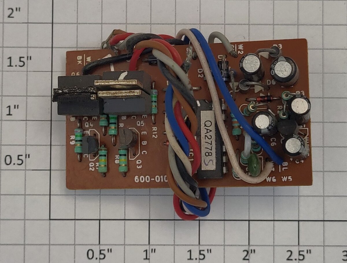 Lionel 103-1 E-Unit Reverse PCB Circuit Board