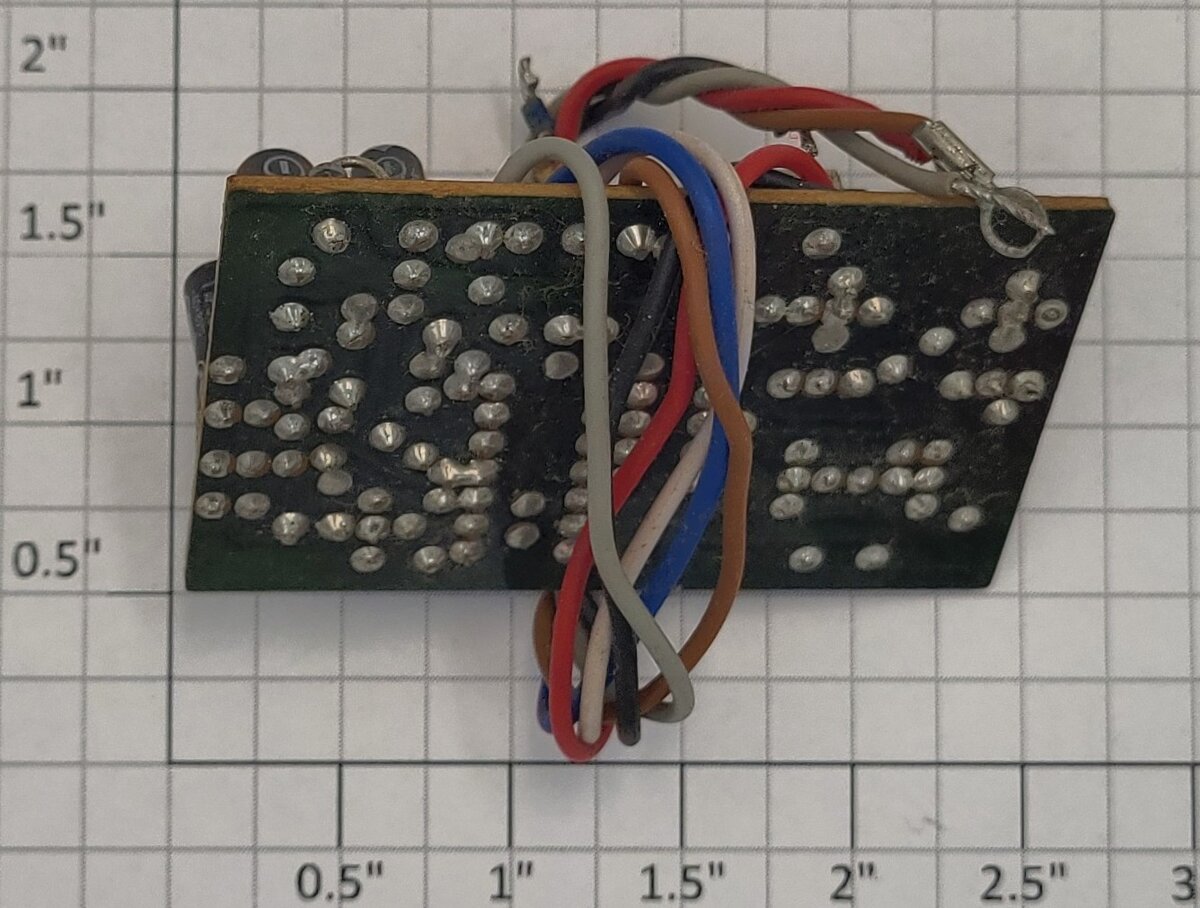 Lionel 103-1 E-Unit Reverse PCB Circuit Board