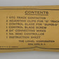 Lionel 3356-79 O / O27 Gauge Horse Car & Corral Power Connection Parts Envelope