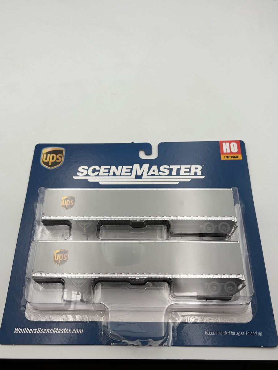 Scene Master 949-2459 HO 53' Stoughton Trailer UPS (Pack of 2)