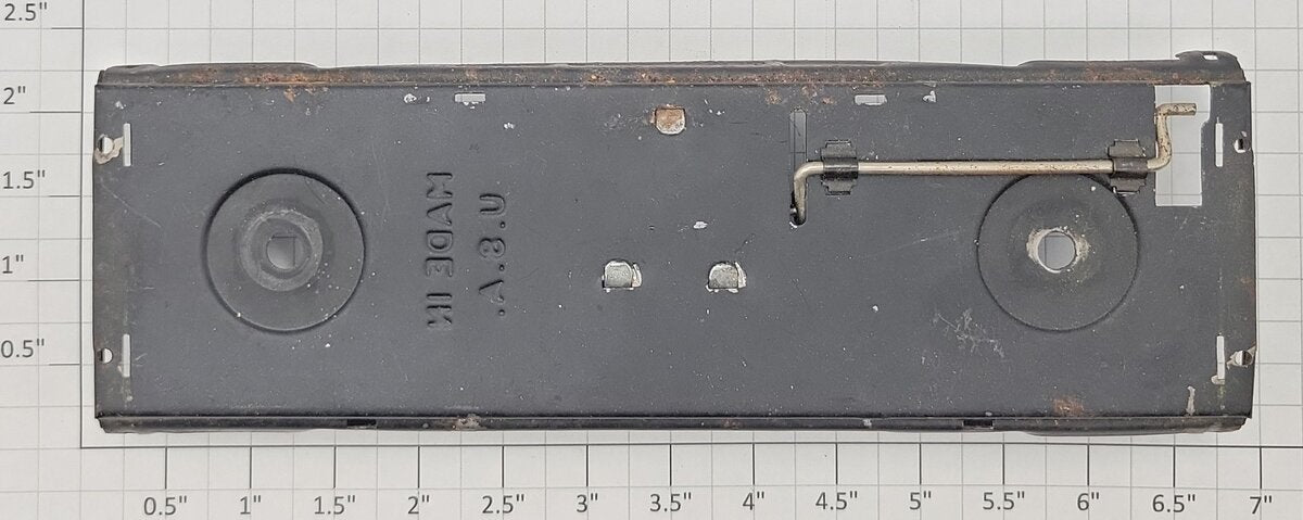 Lionel 655-7 O Gauge Vintage  Prewar Black Boxcar Frame with Motor