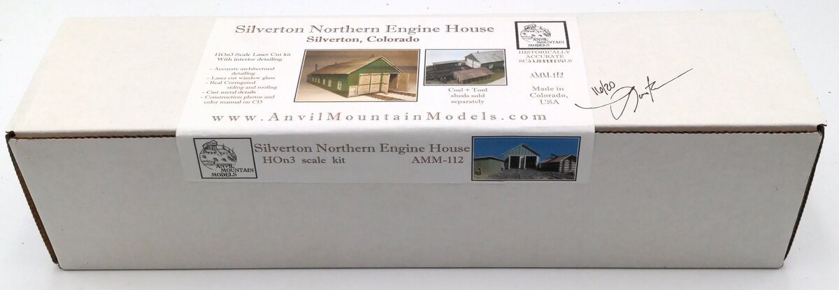 Anvil Mountain Models AMM-112 HO Silverton Northern Engine House Bldg Kit