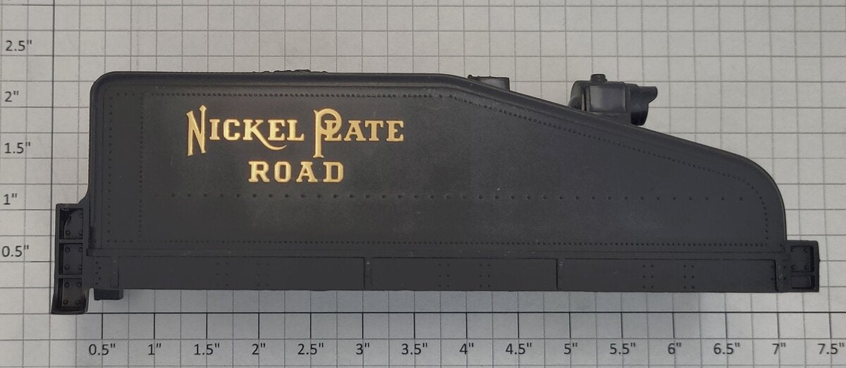 Lionel 8310T-3 Nickel Plate Road Slope Back Tender Shell with Lantern