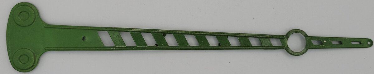 Lionel 77-15-1X Repainted Green Crossing Gate Arm with Heavy Weight
