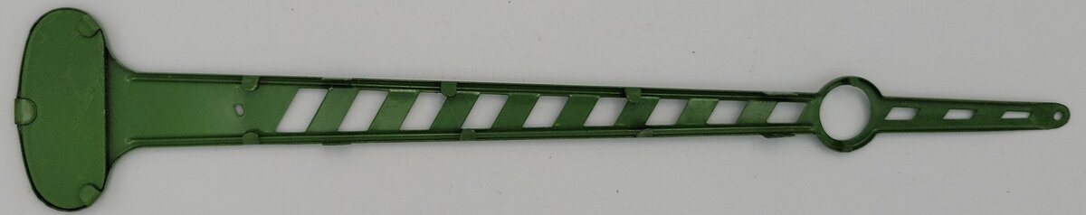 Lionel 77-15X Repainted Green Crossing Gate Arm with Light Weight
