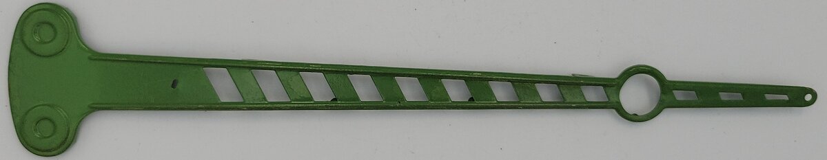 Lionel 77-15X Repainted Green Crossing Gate Arm with Light Weight