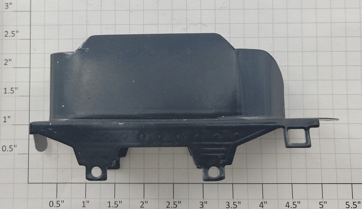 Ives 100-09X No#9 Black Tender Shell w/o Graphics and Simulated Rivets on Tender