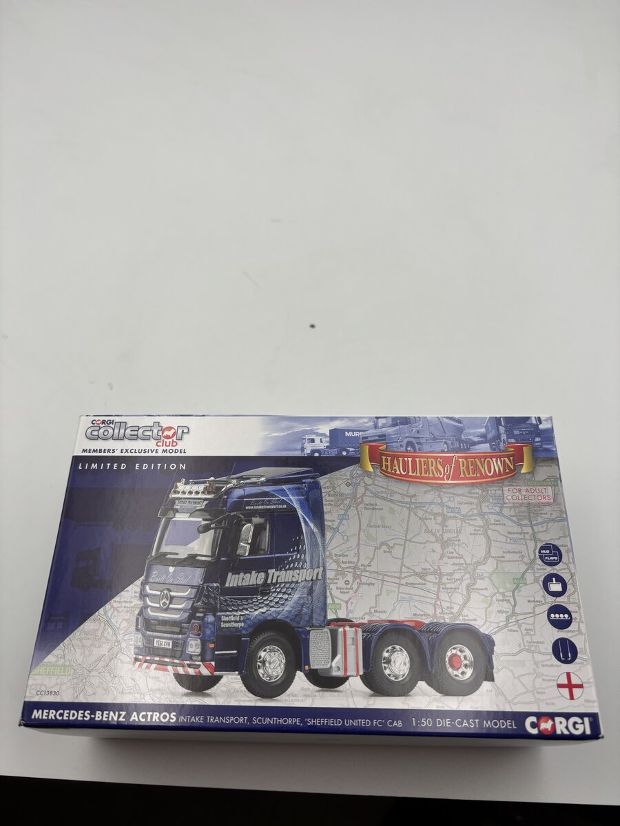 Corgi CC13830 Mercedes-Benz Actros, Intake Transport, Scunthorpe