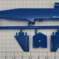 Lionel 16352-125 4-Piece Blue Missile Left Hand Runner