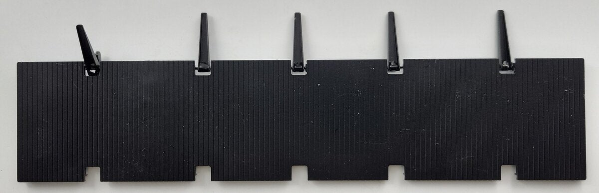 Williams 47927-2 Black Plastic Lumber Dump Car Platform with Dropdown Stakes