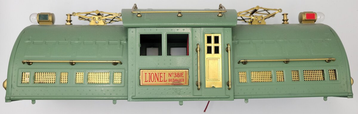 Lionel 13102-1 Classics Model No.381E Electric Locomotive Shell with Trim