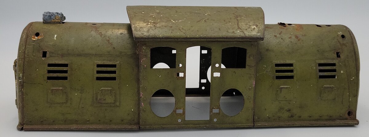 Lionel 254E-3 Prewar Vintage Electric Locomotive Shell with Trim on Ends Only