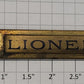 Lionel 251-5 Prewar Electric Brass Locomotive Nameplate #251