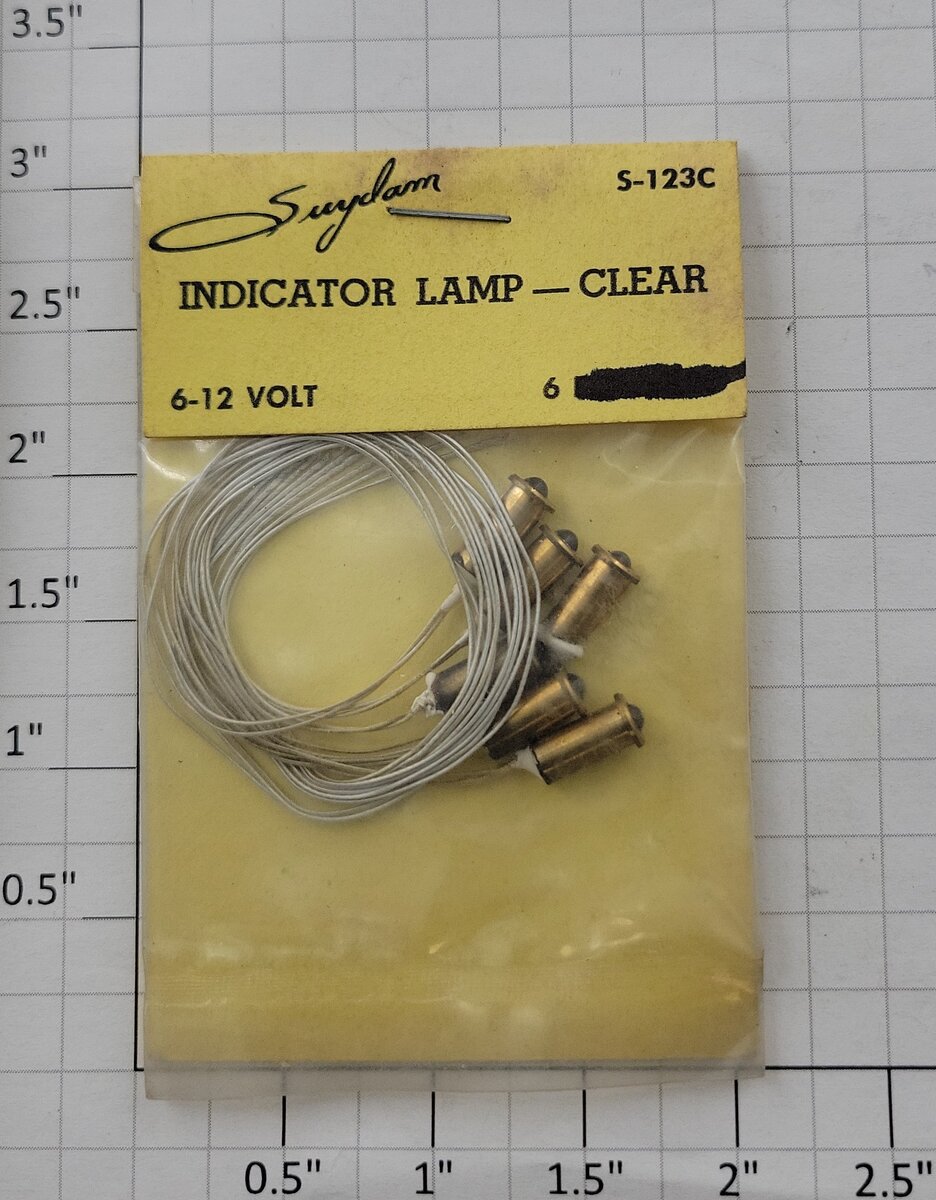 Suydam S-123C HO 12 Volt Clear Indicator Lamp (Pack of 6)