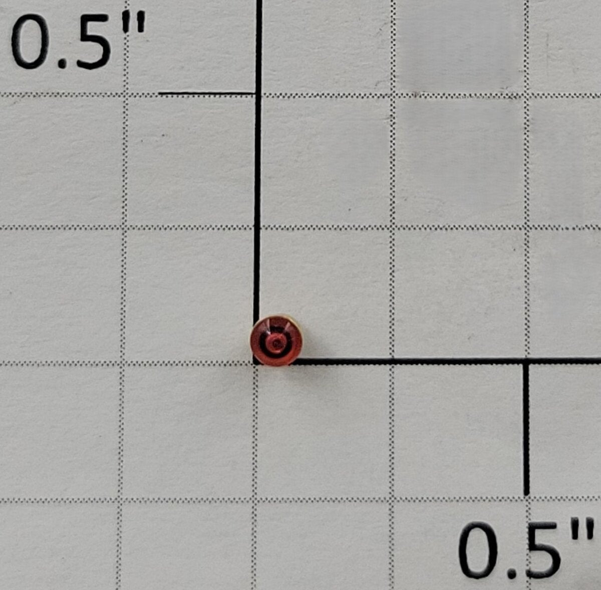 Acme E167 Red 3-Volt Indicator Lamp