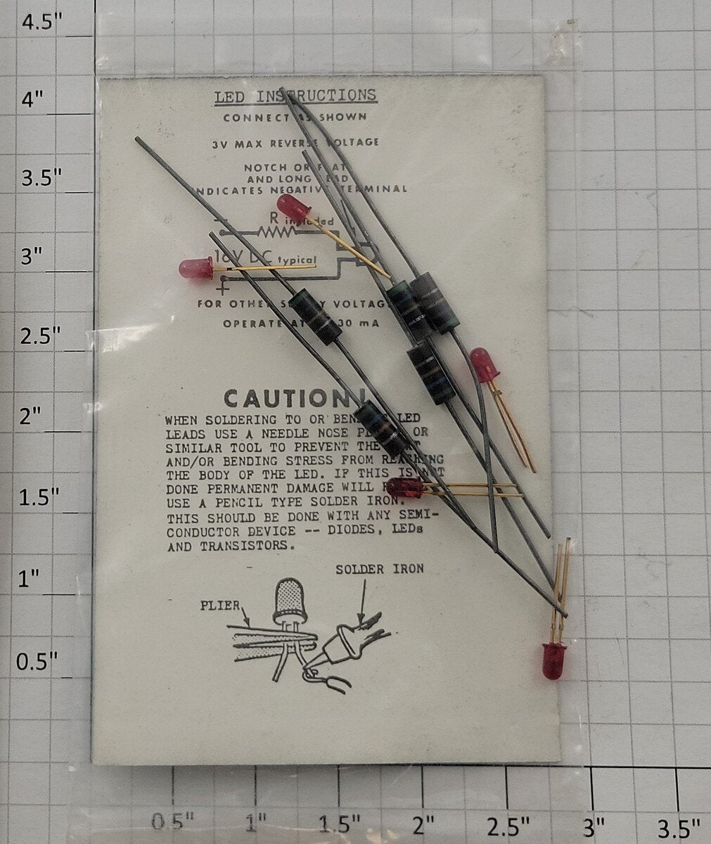 The Hobby Factory 1201 Red Light Emitting Diodes (LED) (Pack of 5)
