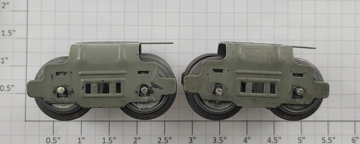 American Flyer O Gauge Prewar Type 3-B Tender with Trucks and Decals
