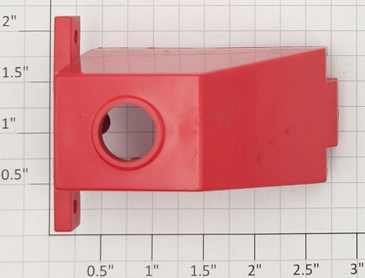 American Flyer 730-2 S Scale Red Lighted Bumper Frame Only