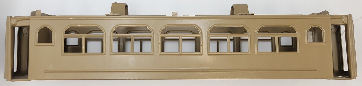 Lionel 431-1 Repainted Tan Standard Gauge Diner Car Body Shell