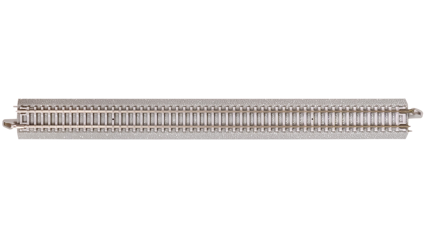 Bachmann 44015 N E-Z Track 10" Straight Track with Concrete Ties
