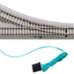 Bachmann 44062 N E-Z Track Remote Right Turnout with Concrete Ties