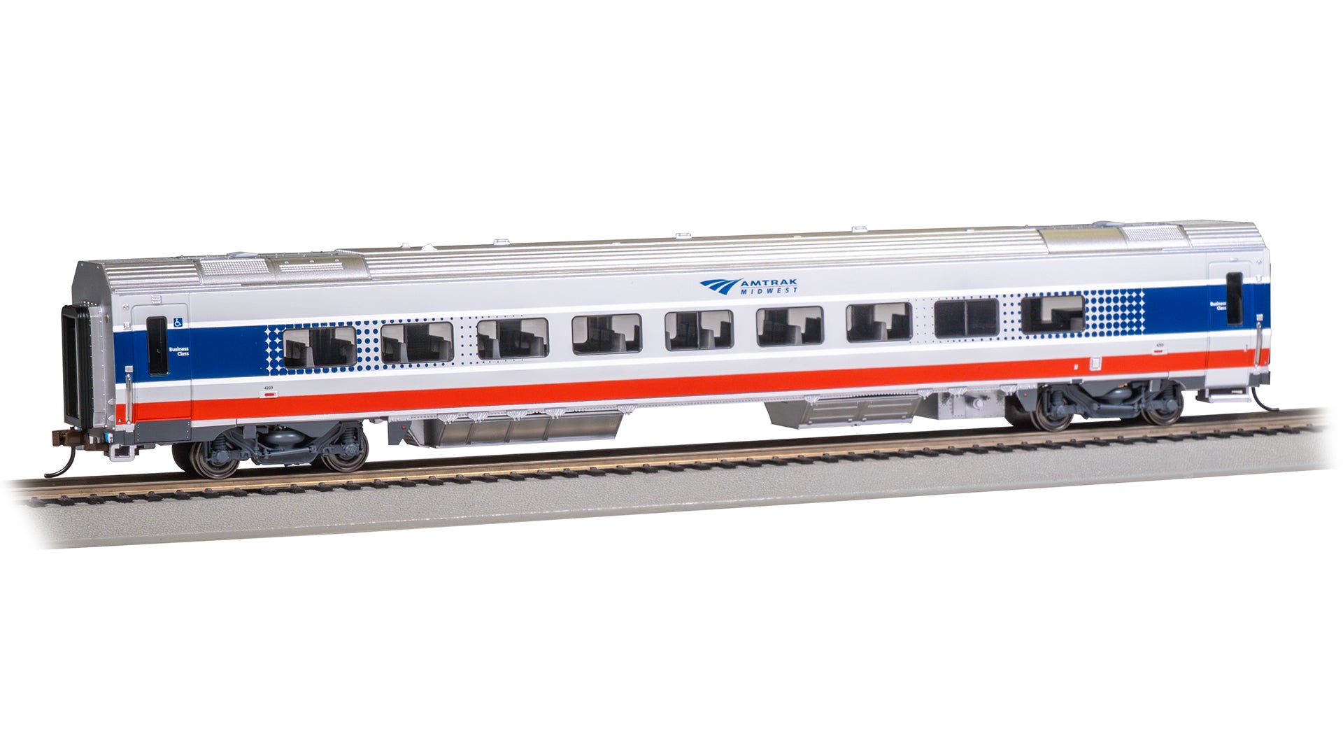 Bachmann 74512 HO Amtrak Midwest SM Business Siemens Venture Passenger Car #4203
