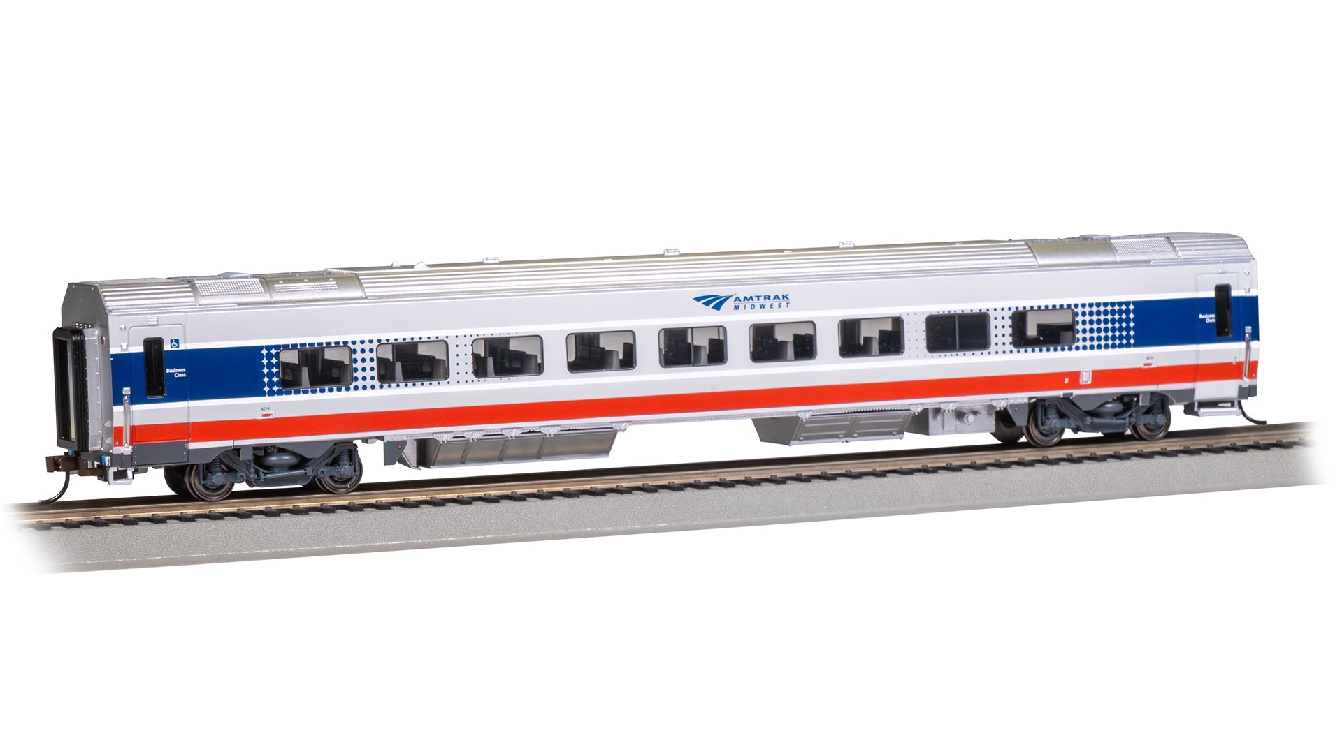 Bachmann 74513 HO Amtrak Midwest SM Business Siemens Venture Passenger Car #4214