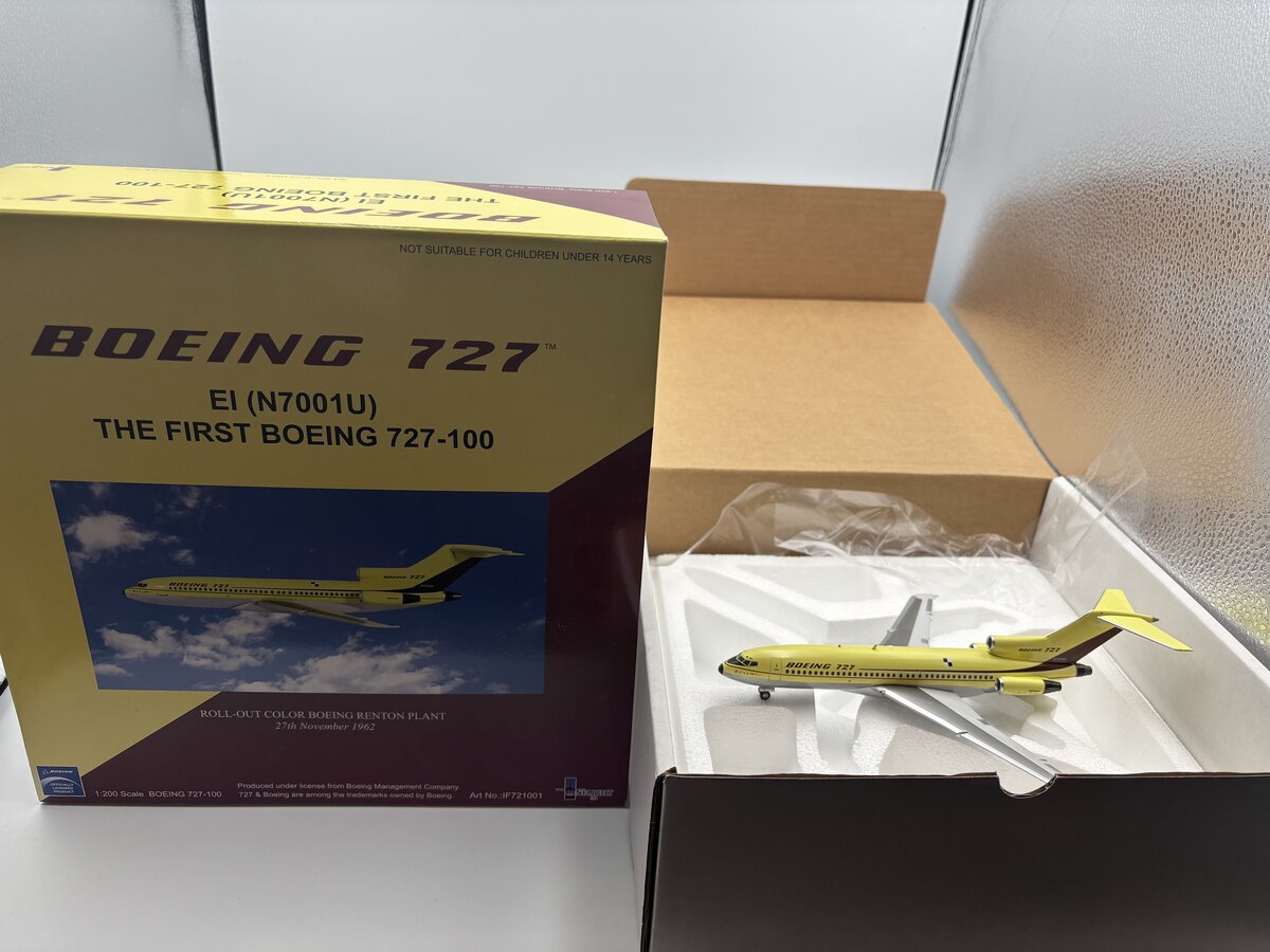Inflight IF721001 The First Boeing 727-100 Factory House N7001U 1:200