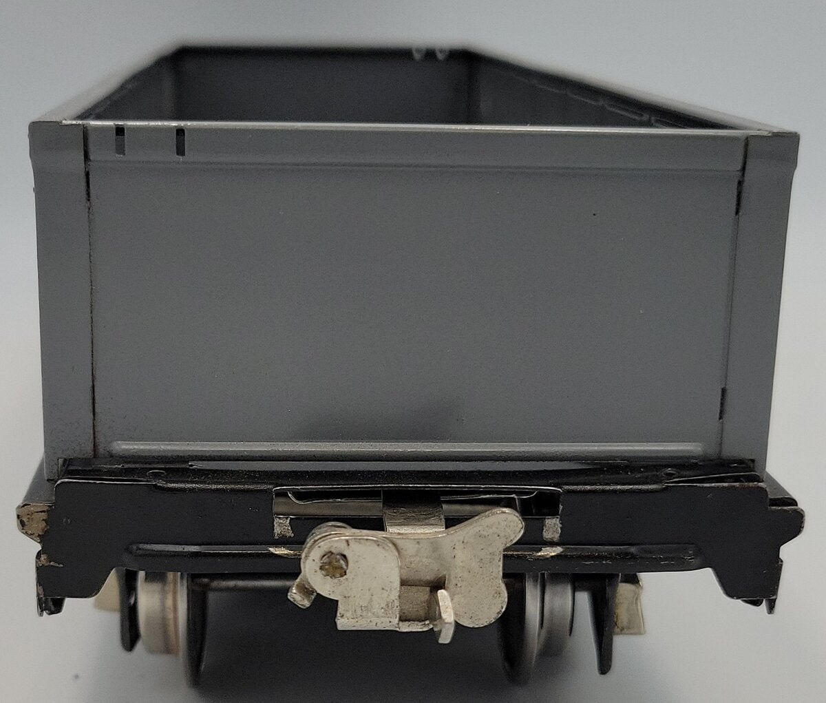 Lionel 212-1 Gray Tinplate Gondola with Trucks and Couplers, Top Repainted