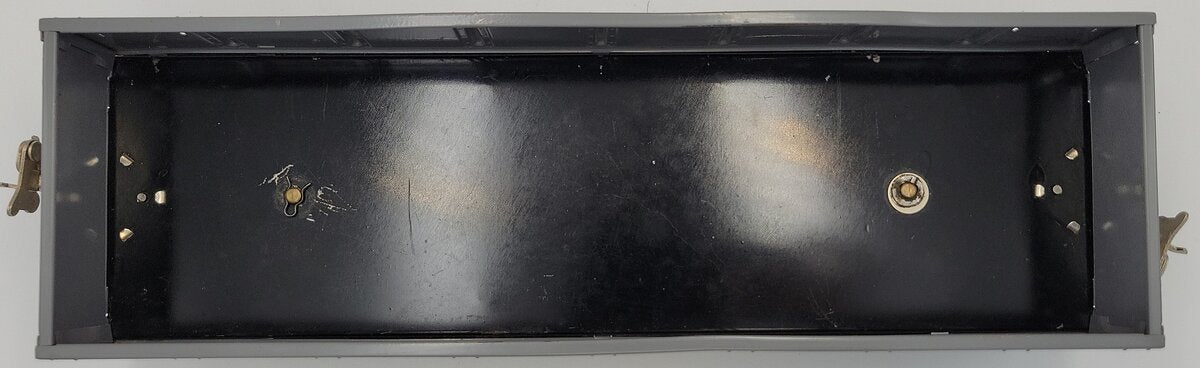 Lionel 212-1 Gray Tinplate Gondola with Trucks and Couplers, Top Repainted