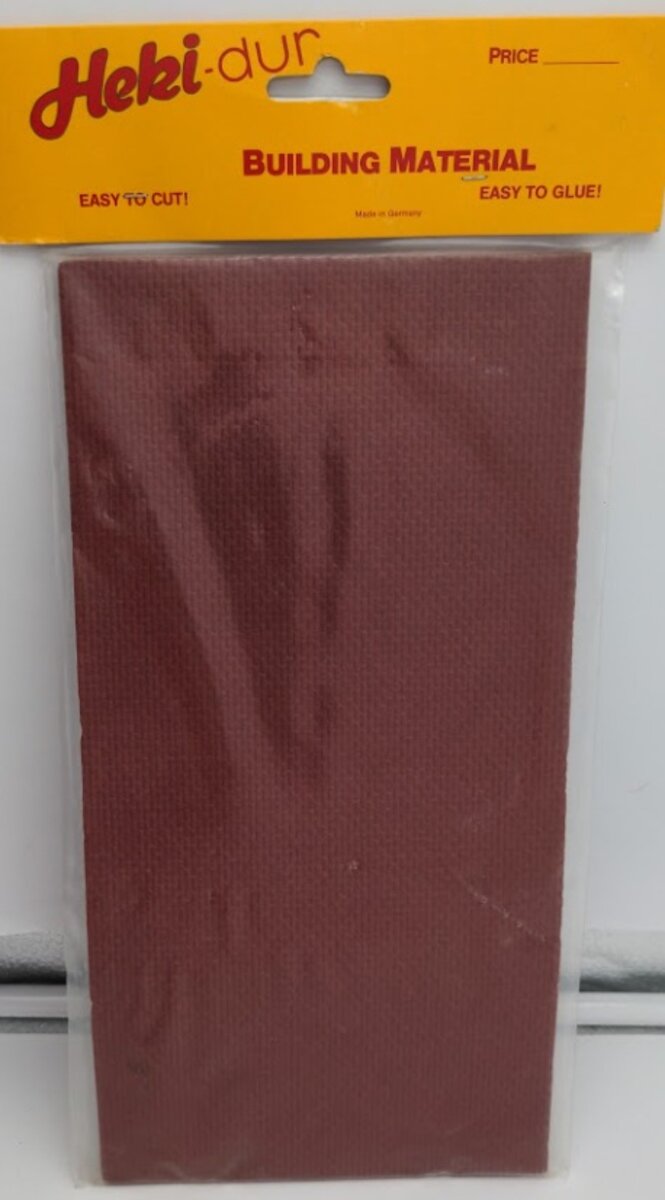 Heki 7003 Building Material Red Horizontal Brick Sheets (Pack of 2)