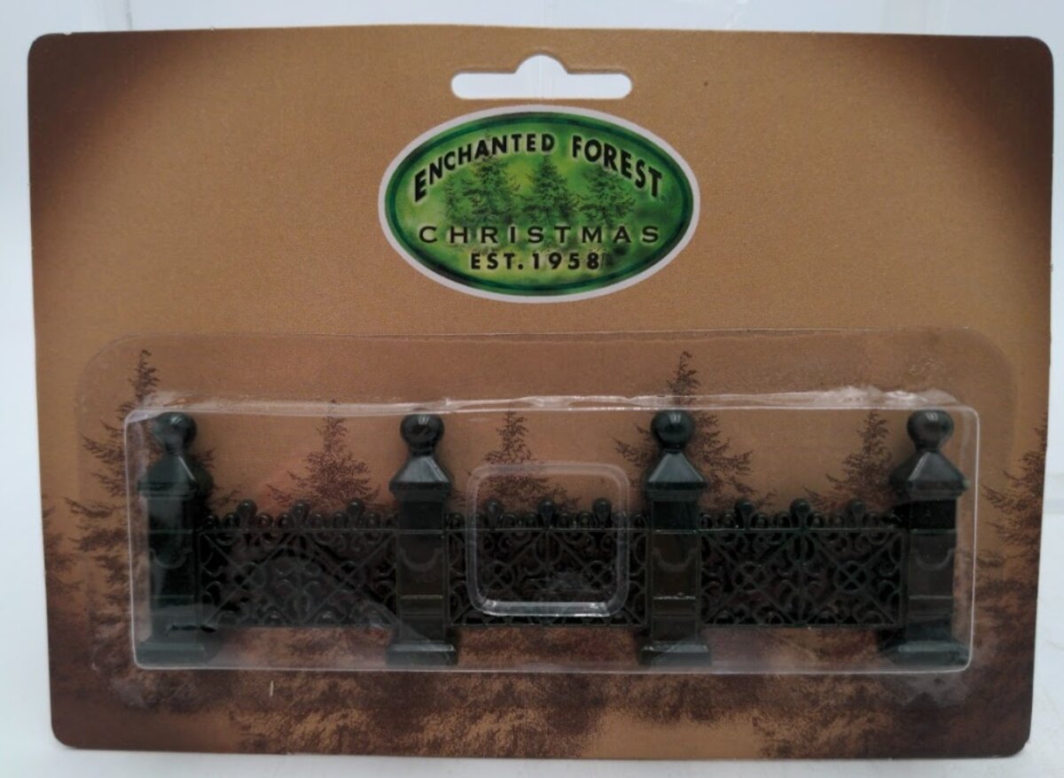 Acme 289-1709 By Enchanted Forest Dark Forest Green Mini Metal Fence